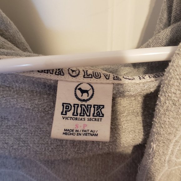 Pink Victoria's Secret Zip Up Hoodie - Picture 3 of 3